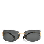 Metal Aube Sunglasses SMUA51 Gold Black