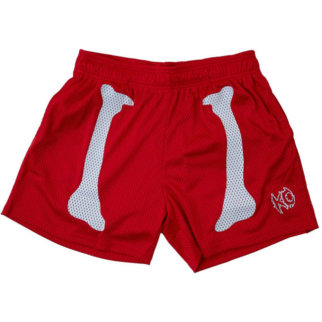 VENTED MESH SHORTS BONE DRY - RED / WHITE Hover Image
