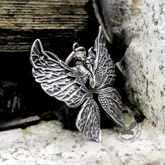 Free Love Butterfly Sterling Silver Pendant