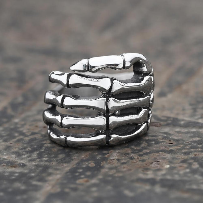 Ghost Claw Stainless Steel Ring Hover Image
