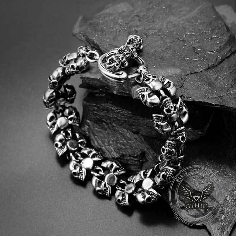 Gothic Skull Domineering Stainless Steel Bracelet
