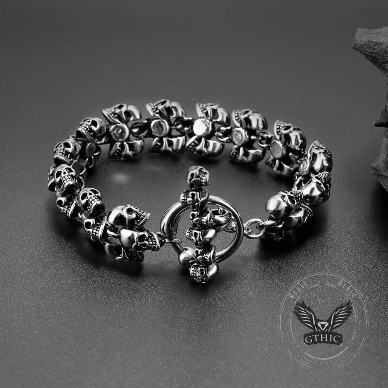 Gothic Skull Domineering Stainless Steel Bracelet