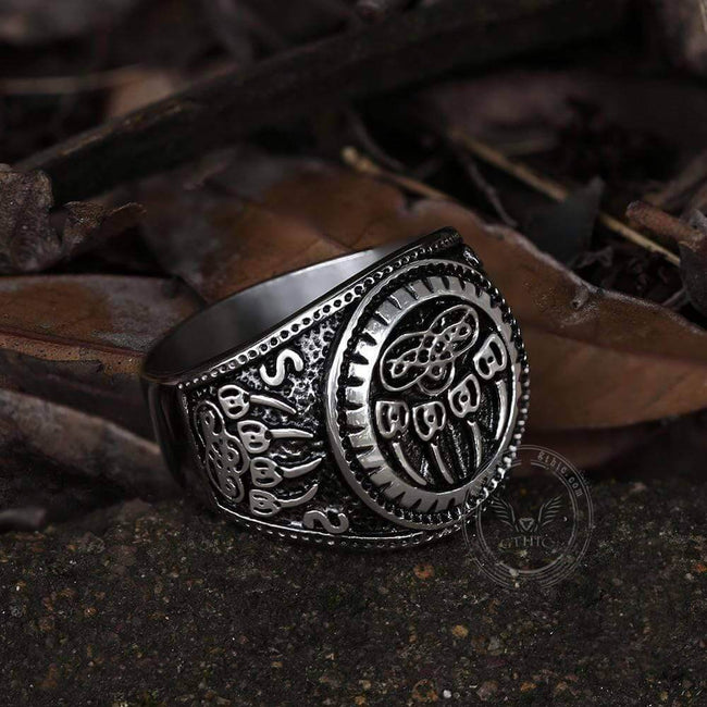 Bear Claw Stainless Steel Viking Ring Main Image