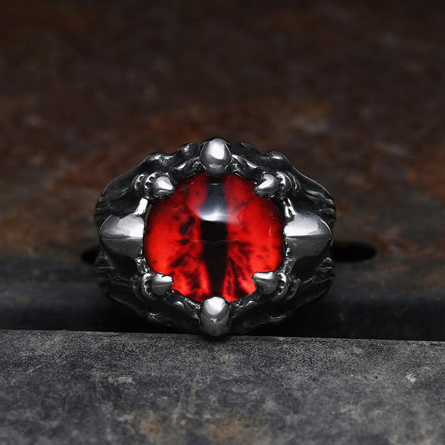 Eye Of Sauron Stainless Steel Ring Hover Image