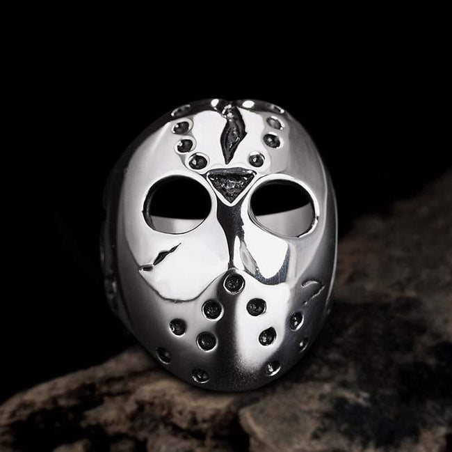 Jason Voorhees Stainless Steel The 13th Ring Hover Image