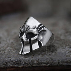 GTHIC Sparta Stainless Steel Skull Ring