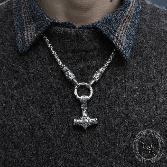 Raven & Hammer Stainless Steel Necklace Main Image