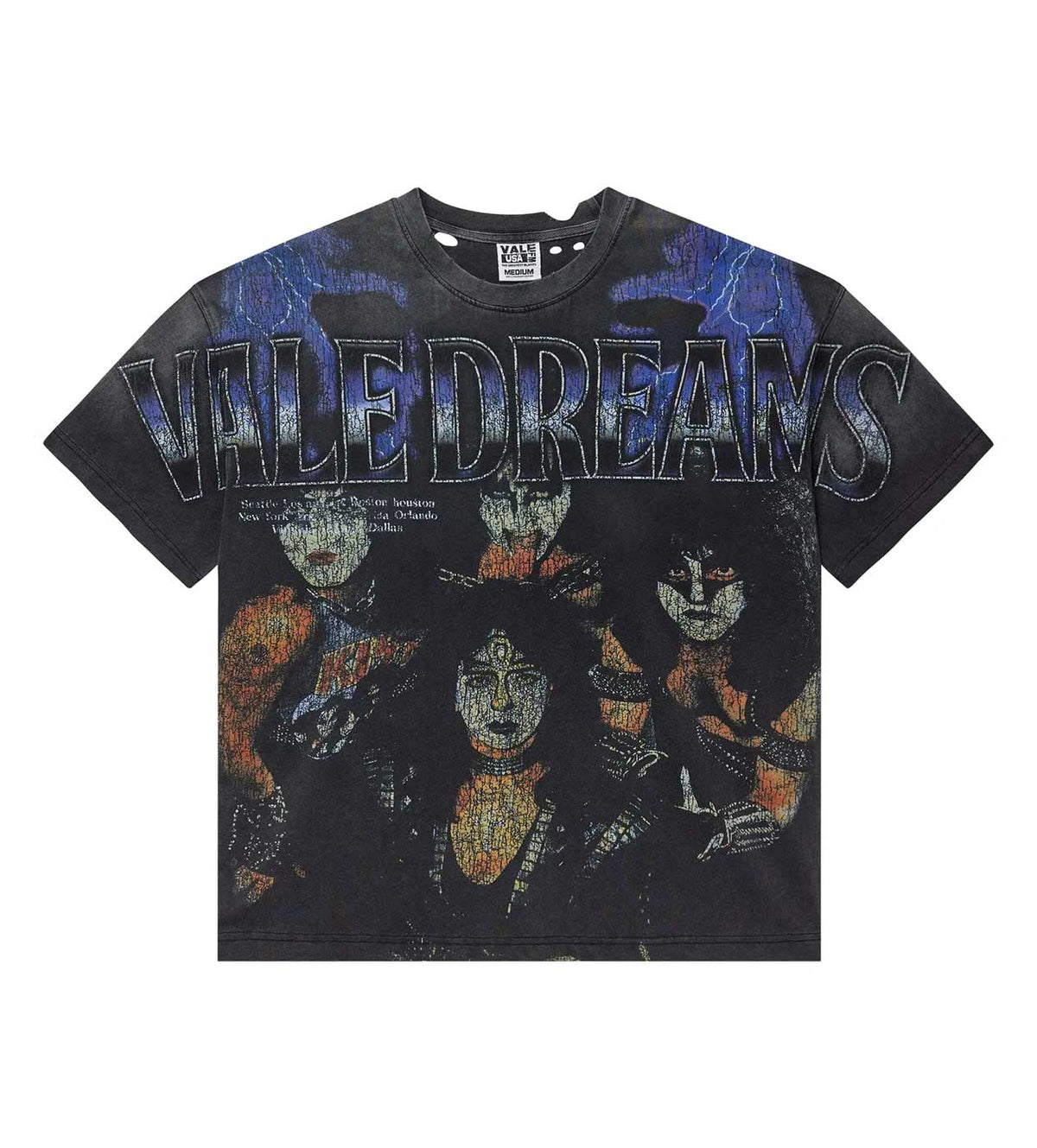 Vale Forever Kiss Tee Black