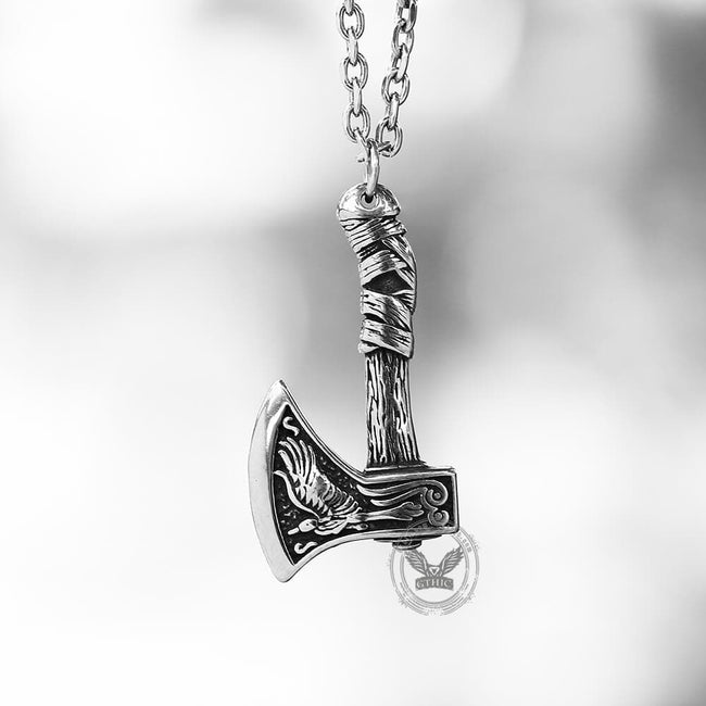Viking Axe Stainless Steel Pendant Main Image