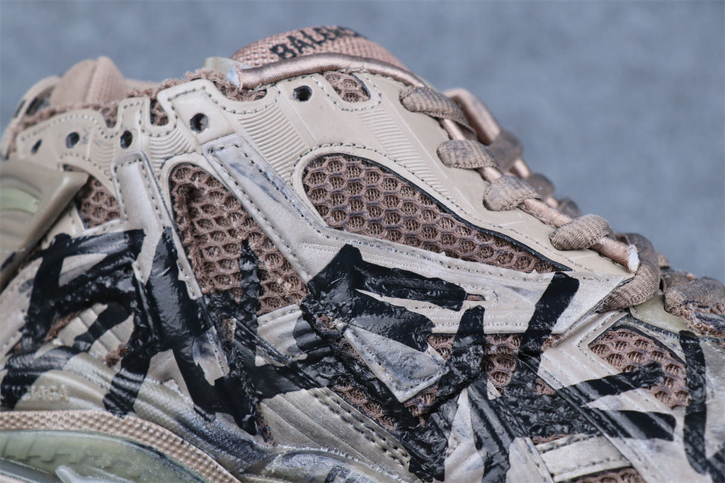Balenciaga Runner Graffiti Sneaker 'Brown'