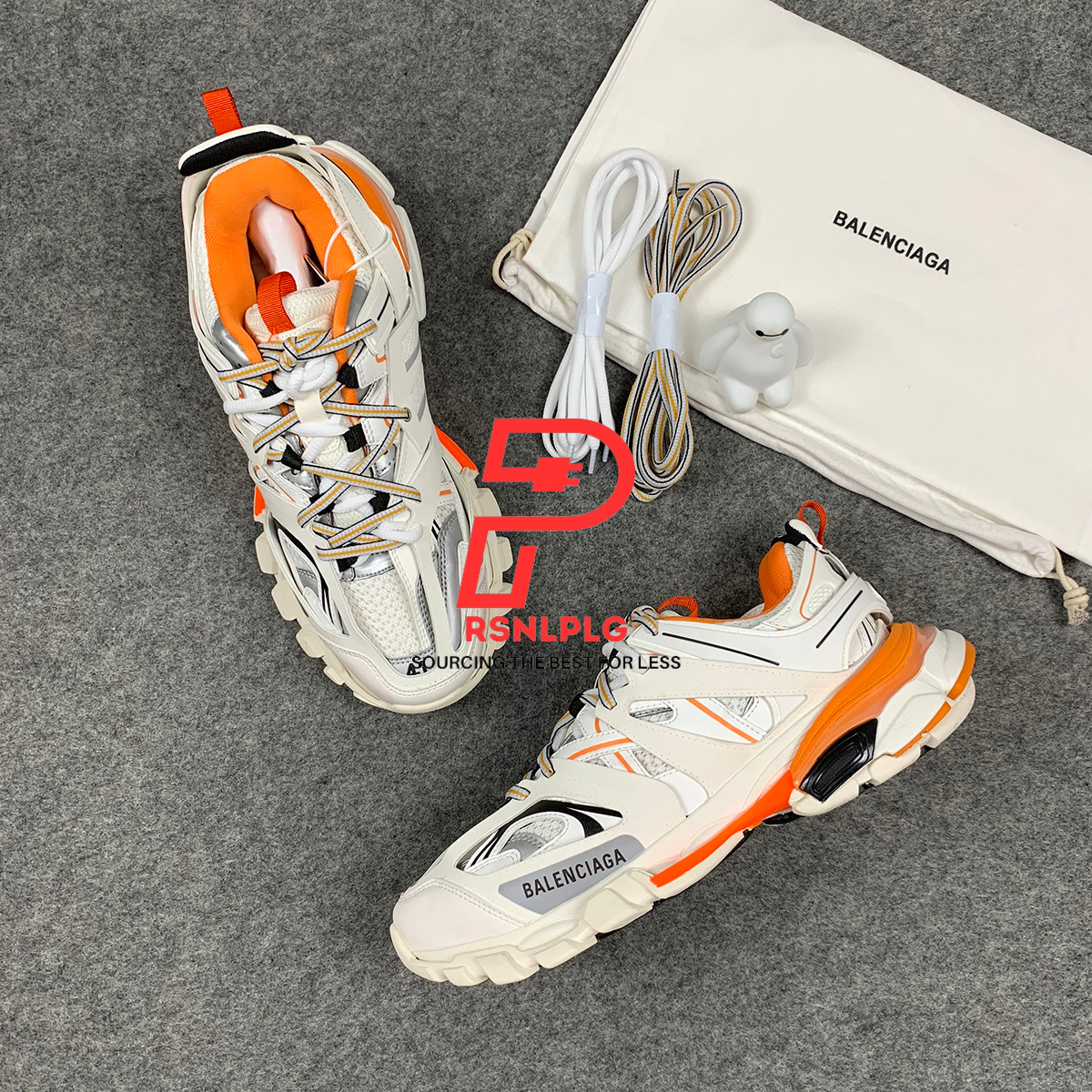 Balenciaga Wmns Track Trainer 'White Orange'