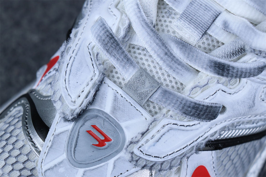 Balenciaga Runner Sneaker 'Silver White Red Orange'