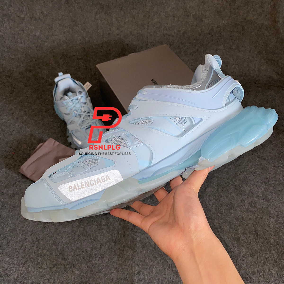 Balenciaga Wmns Track Sneaker 'Light Blue'