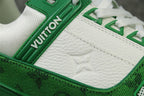 LV Trainer 'Green Monogram Denim'