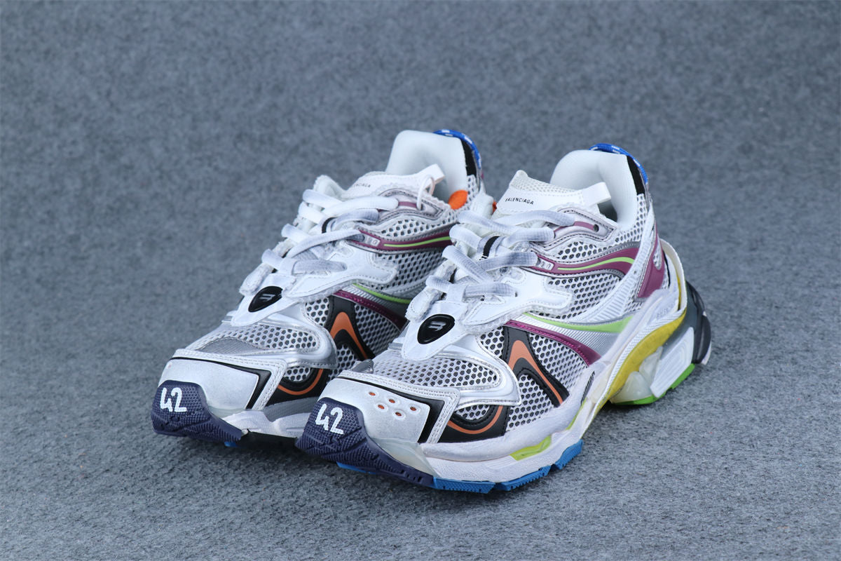 Balenciaga Runner Sneaker 'White Multi-Color'