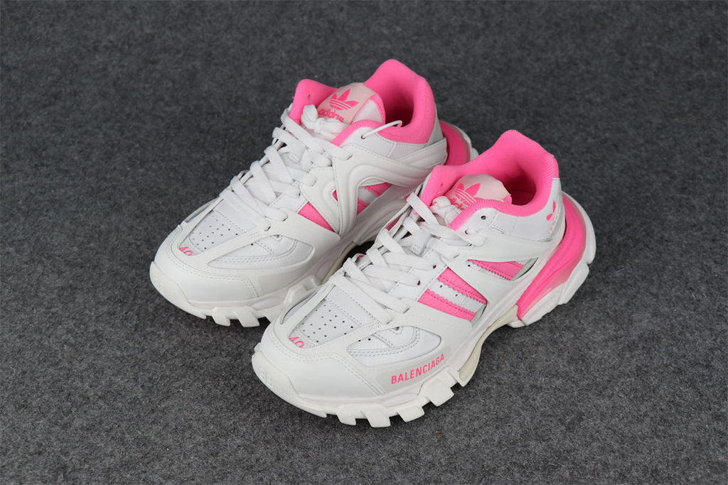 Balenciaga Wmns Track Sneaker 'White Fluo Pink'