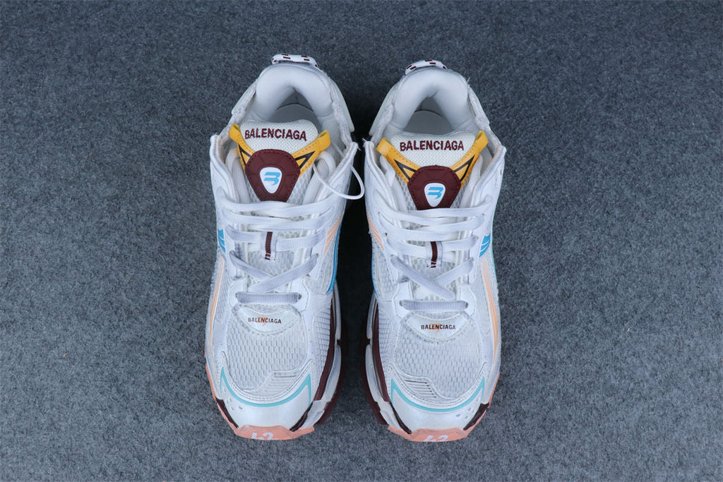 Balenciaga Wmns Runner Sneaker 'Worn-Out - White Blue Pink'