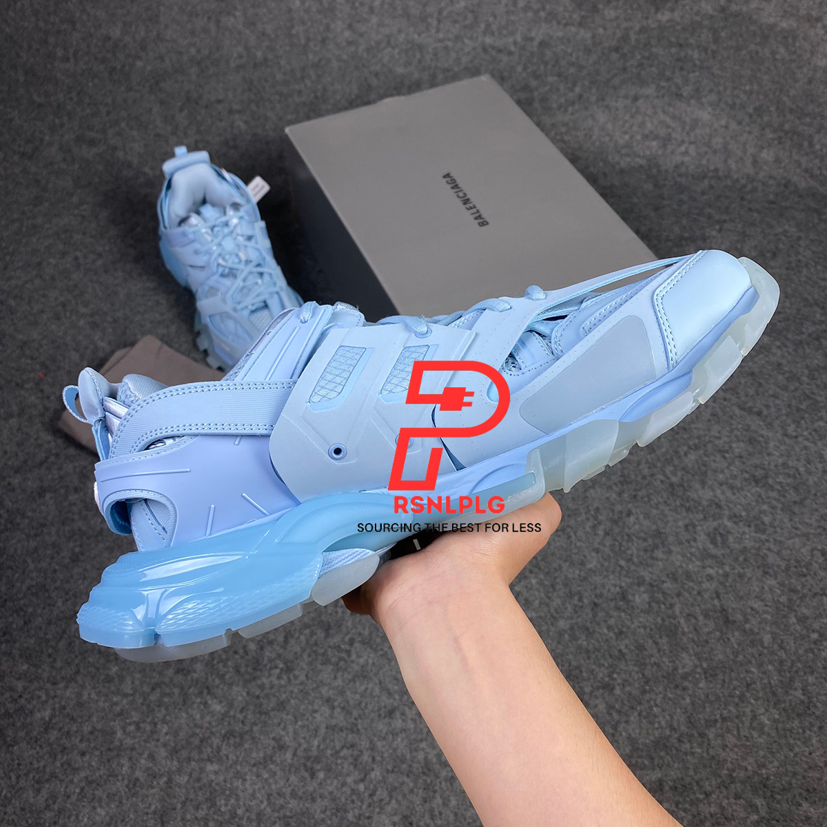 Balenciaga Wmns Track Sneaker 'Light Blue'