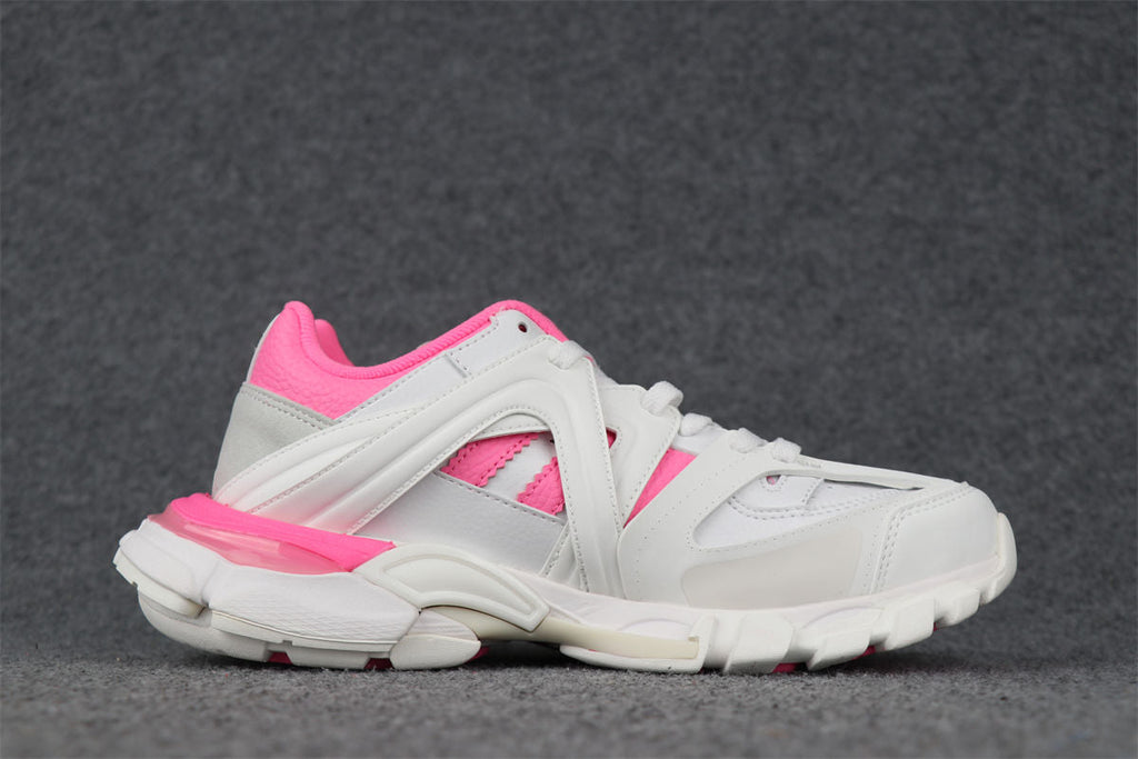 Balenciaga Wmns Track Sneaker 'White Fluo Pink'