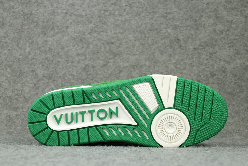 LV Trainer 'Green Monogram Denim'