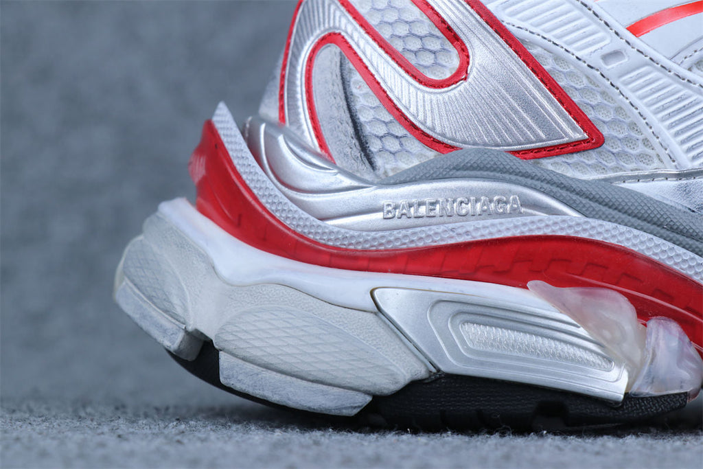 Balenciaga Runner Sneaker 'Silver White Red Orange'