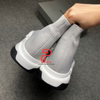 Balenciaga Speed Trainer Mid 'Allover Logo - 'Grey'
