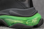 Balenciaga Wmns Triple S Clear Sole ‘Black Green'