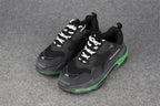 Balenciaga Wmns Triple S Clear Sole ‘Black Green'