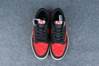 (Custom) Air Jordan 1 Low 'Black Red'