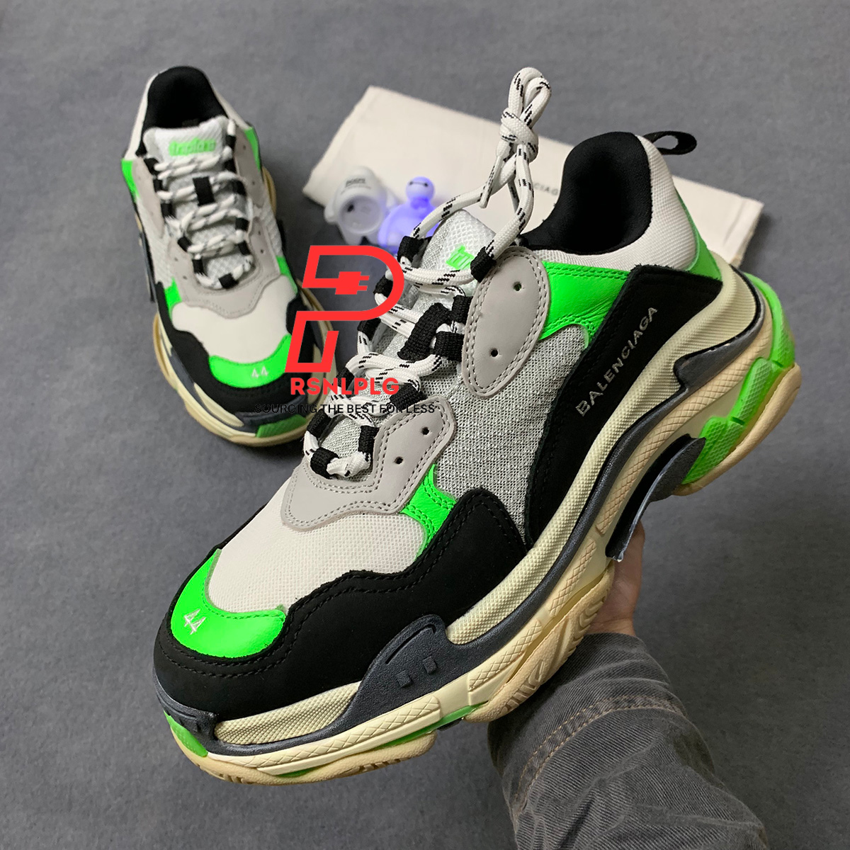 Balenciaga Triple S Sneaker 'Green Black'