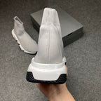 Balenciaga Speed Trainer Mid 'Allover Logo - 'Grey'