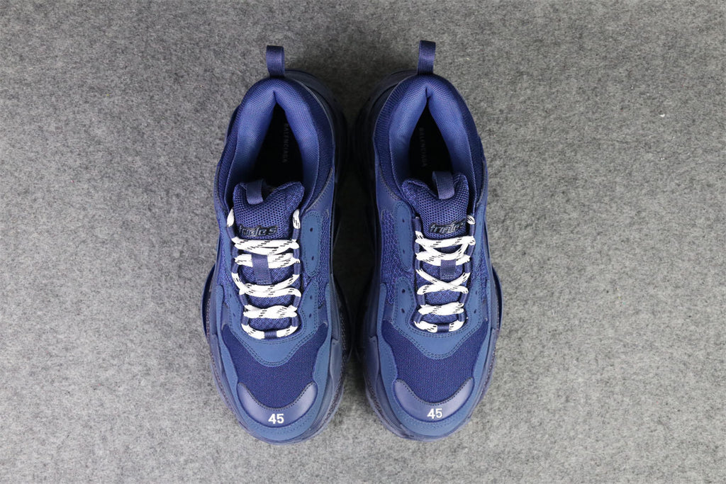 Balenciaga Wmns Triple S 'Clear Sole - Navy'