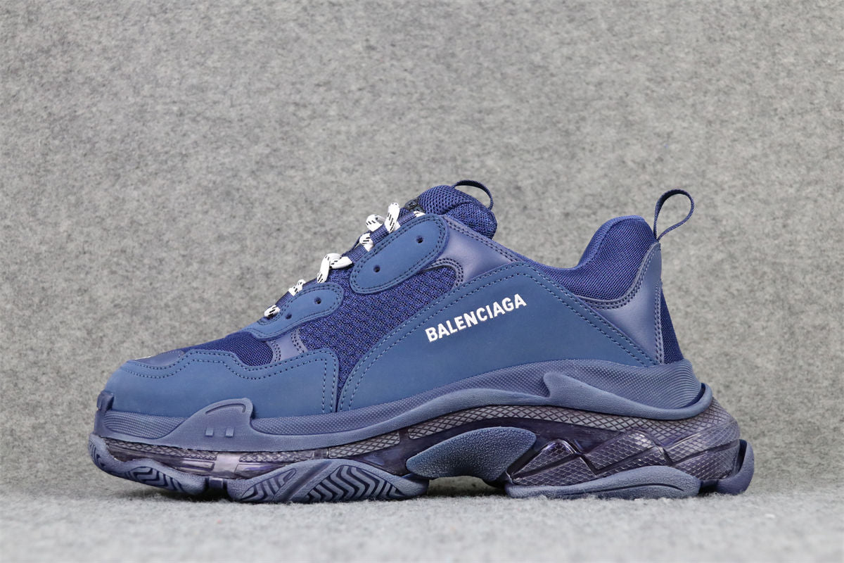 Balenciaga Wmns Triple S 'Clear Sole - Navy'