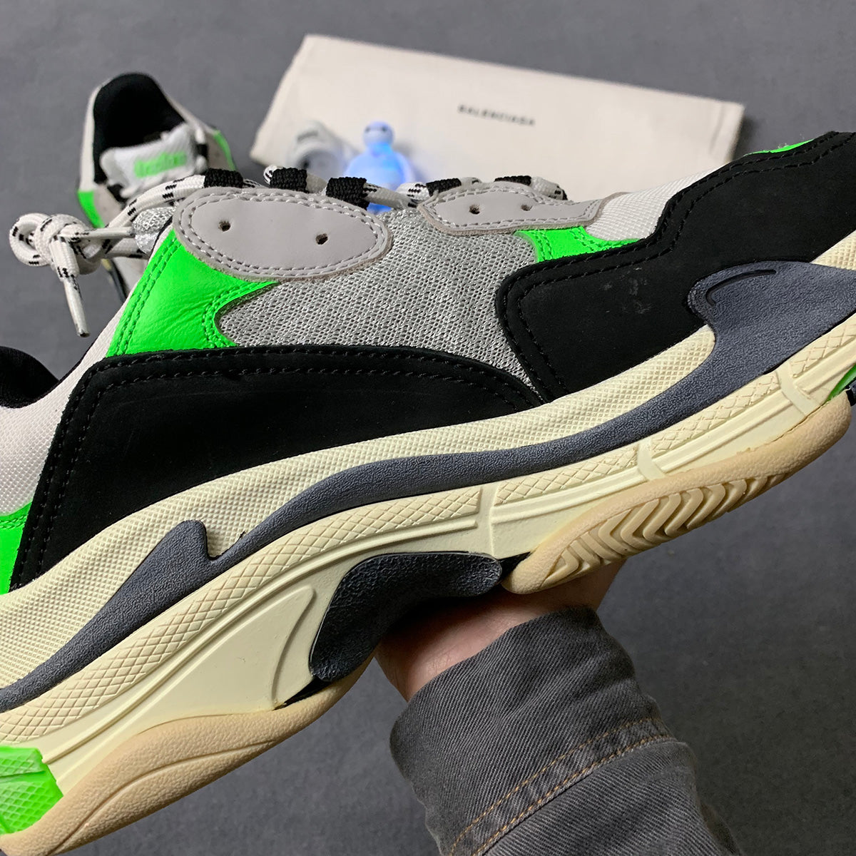 Balenciaga Triple S Sneaker 'Green Black'