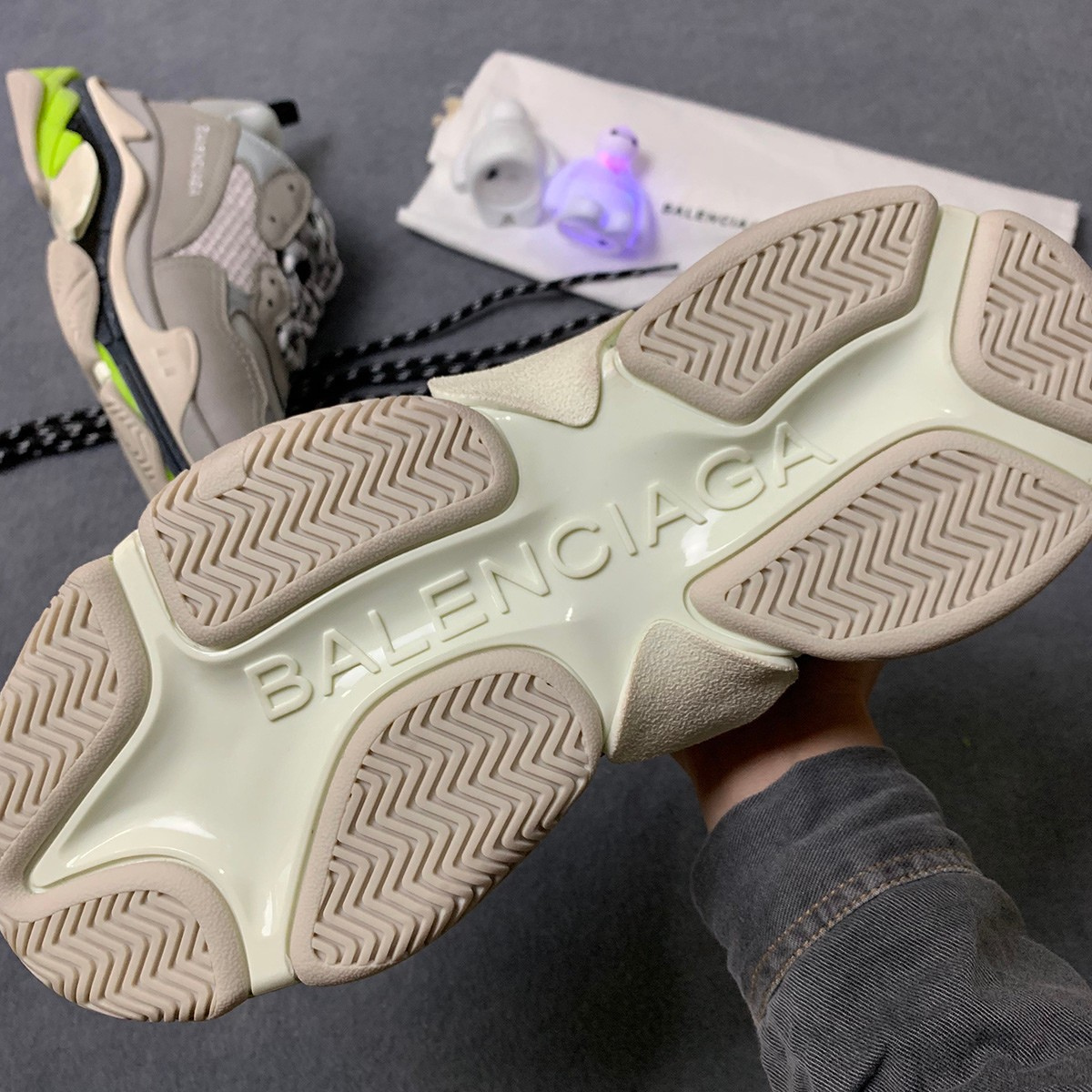 Balenciaga Triple S Sneaker 'Grey Neon'