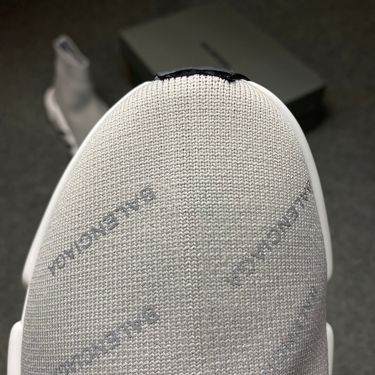 Balenciaga Speed Trainer Mid 'Allover Logo - 'Grey'
