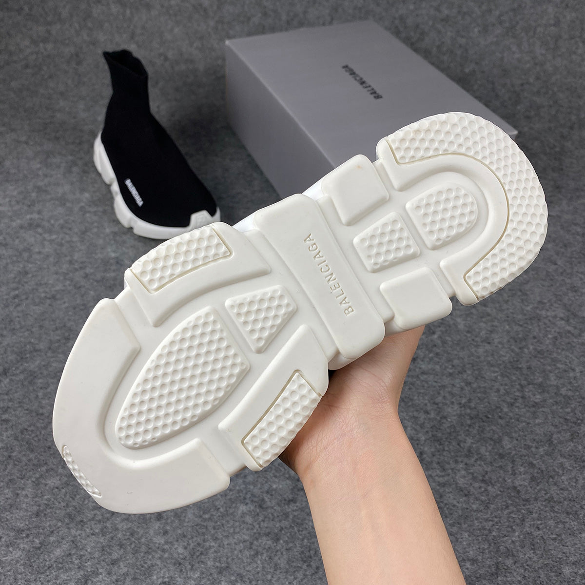 Balenciaga Wmns Speed Trainer Mid 'Black White'
