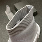 Balenciaga Speed Trainer Mid 'Allover Logo - 'Grey'