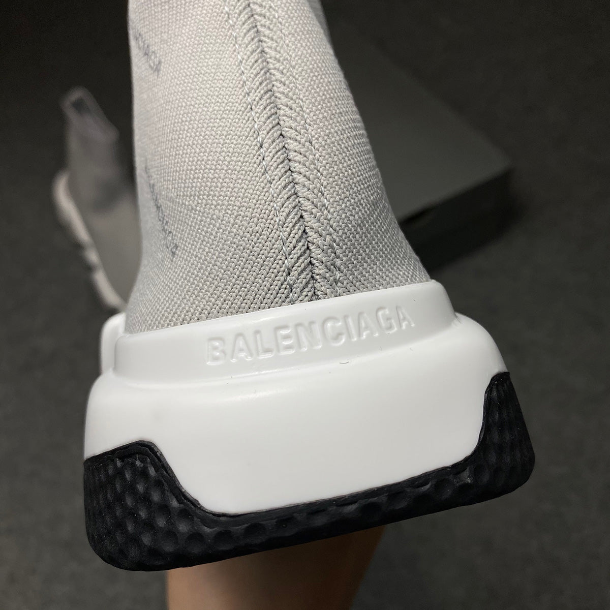 Balenciaga Speed Trainer Mid 'Allover Logo - 'Grey'