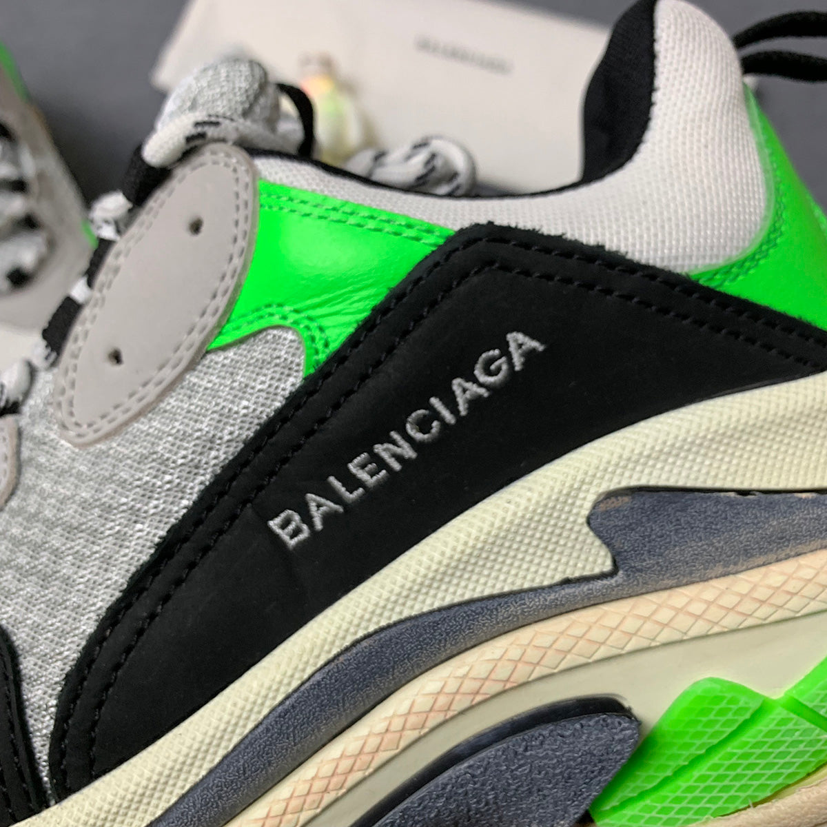 Balenciaga Triple S Sneaker 'Green Black'